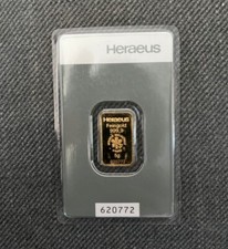 Goldbarren Heraeus 5g Gold