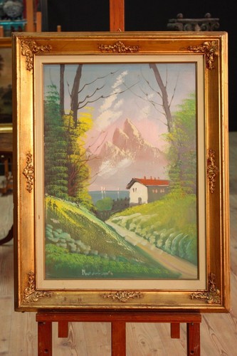 Malerei berg landschaft - malerei,
