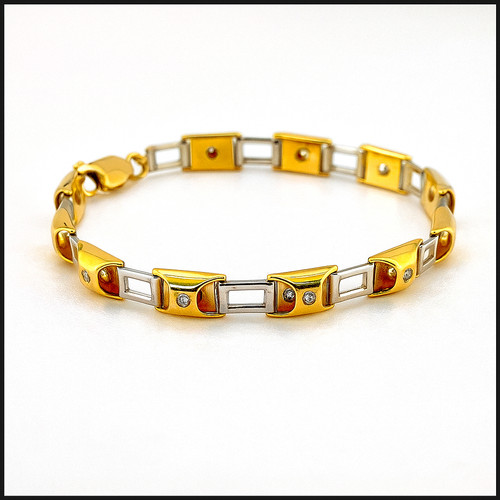 18k 750 gelb weiß gold - gelb,