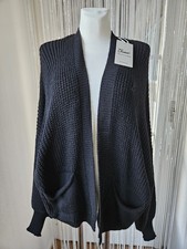 Schwarzer Oversize Grobstrick