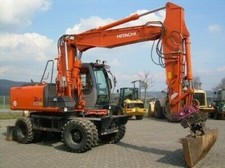 Hitachi ZX 160 W Aufkleber