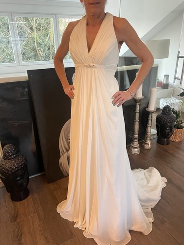 Satin brautkleid - satin,