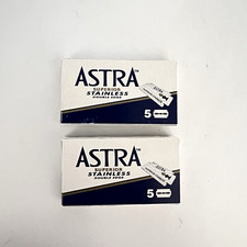 10 Rasierklingen Astra Blue