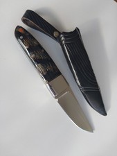 Sammlermesser Jadgmesser handgefertigt feststehende Integralklinge Edelstahl