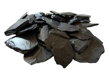 2kg Aquarium Schiefer Platten 70-200mm schwarz Zierplatten Aquarien Deko Höhle