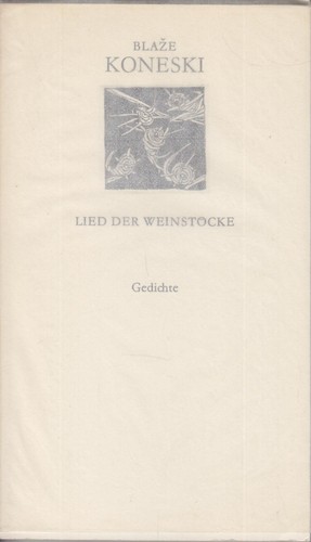 Buch lied der weinstöcke - der,