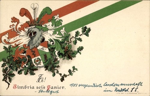 Studentika stuttgart corps - ak, stuttgart,