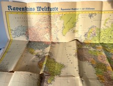 # alte Ravensteins Weltkarte