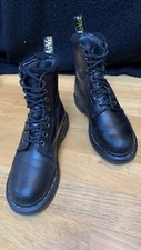 Dr. Martens Stiefel Schwarz Fell 8 Loch 1460 Serena Boots EU 37