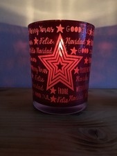 Windlicht Weichnachtsdeko aus Glas von Depot Neu OVP Windlicht Weichnachtsdeko 1