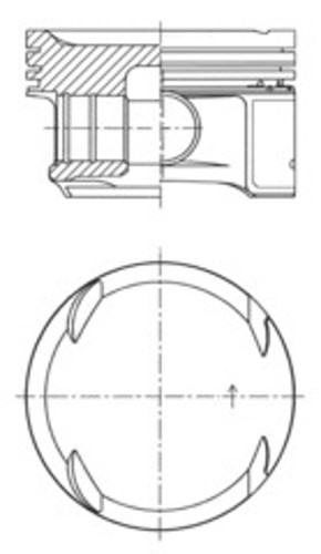 Kolbenschmidt kolben 41725600 - kolbenschmidt,