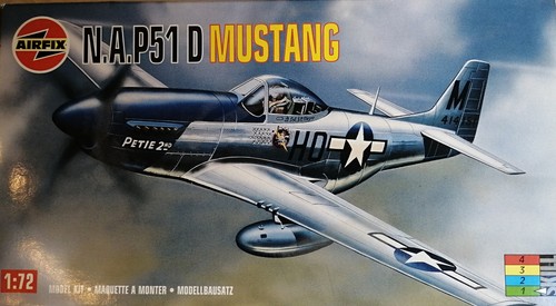 Airfix p51 mustang 1 - d, 1:72