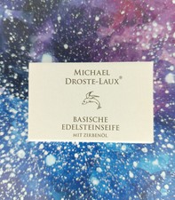 18 g Basische -Edelsteinseife mit Zirbenöl,Aquamarin,Rosenquarz   Droste-Laux