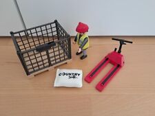 Playmobil City Life  Baustelle Hubwagen mit Gitterbox