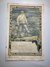 Belgien Urkunde Yser 1914-1918