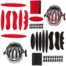 2 Sets Universal Fahrrad Helm Pads,Fahrrad Helm Polster Fahrrad Ersatz Schaum...