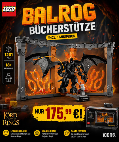 Lego der herr ringe - lego, balrog