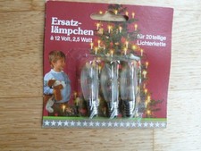 Ersatzlampen 3er 12V/2W für