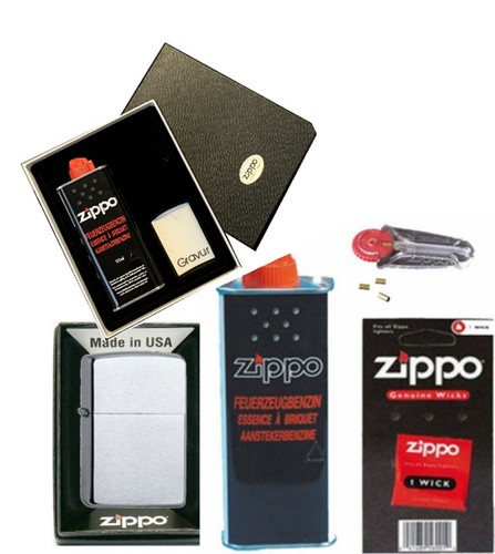 Zippo chromgebürstet - , +