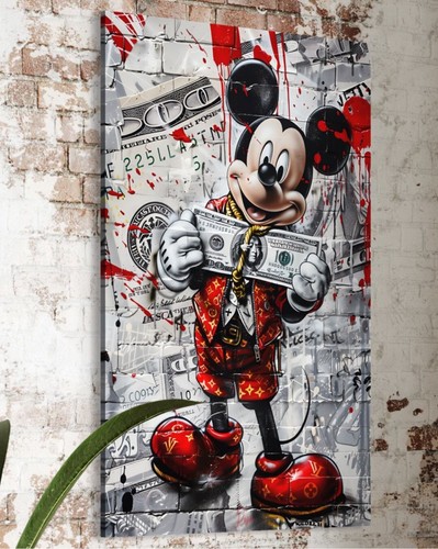 Micky maus leinwand bild - micky,