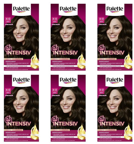 Palette intensiv creme - 6x,