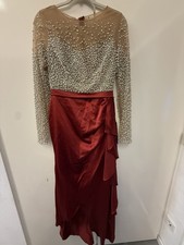 Abendkleid Lang Rot Gr. 40