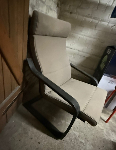 Poäng sessel und hocker - und,