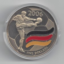 Liberia 5 Dollar, 2006 FIFA