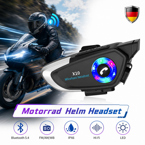 Helm headset intercom - headset,