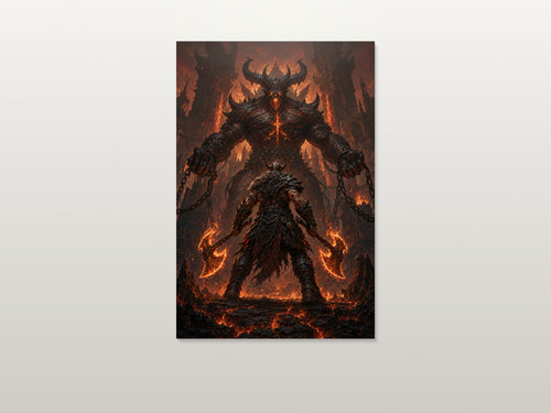 Diablo canvas poster lilith - diablo, iv