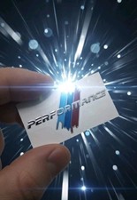 2x bmw m Emblem Logo Aufkleber Metall sticker Schlüssel spiegel innen Konsole 