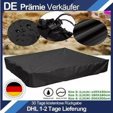 Sandkastenabdeckung mit Kordelzug Abdeckplane für Sandkasten Schutzplane Outdoor