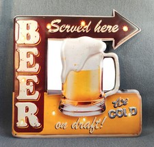 Blechschild Bier vom Fass Beer