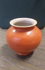 Vase Kugelvase Orange 50er
