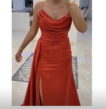 Feuerrotes Kleid Abendkleid
