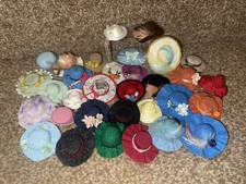 Puppenstube Kaufladen, Konvolut; Huteinheit Zubehör Handarbeit