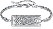 Freimaurer Armband 925Er