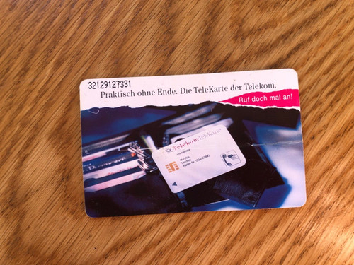Telefonkarte 50dm - -,
