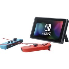 Nintendo Switch-Konsole Neon-Rot/Neon-Blau, versch. Modi, unvollständig, defekt