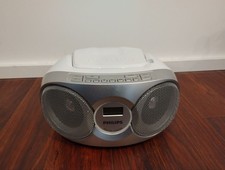 Philips AZ215s/12  tragbarer CD Player Radio Weiß/Silber - Siehe Beschreibung