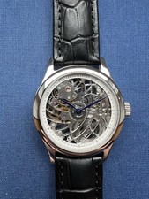 Zeno Watch Basel    Medium Retro Skeleton neu & ungetragen (+ zusätzl. Reisebox)