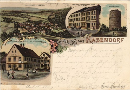 Cpa gruss aus kasendorf - ak,