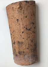 Firstziegel Dachziegel Schindel Ziegel Antik 1852 Handgemacht Garten-Deko