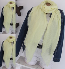 XXL  Tuch Schal  Fransen Weich Sommer Herbst Halstuch UNI  Neu 2024- 200x100