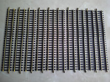 10x 6001  / 1700 grade Gleise 204mm Modellgleis Fleischmann Spur H0 (FM13)