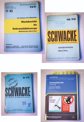 Orig schwacke listen 1963 - orig.,