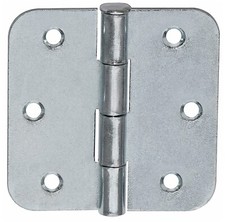 Gerollte Scharniere 75 x 75 mm Kantige Silber Verzinkt