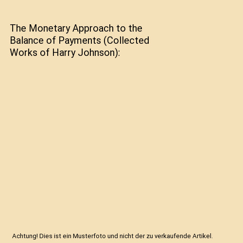 The monetary approach - monetary, to
