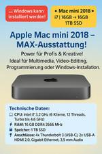 Apple Mac mini 2018 Intel Core