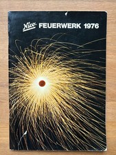 Alter NICO Feuerwerk Katalog 1976 50 Seiten Moog Silvester Rarität
